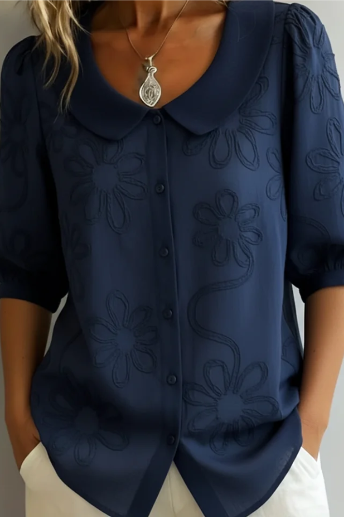 Sandra – Elegant Floral Blouse