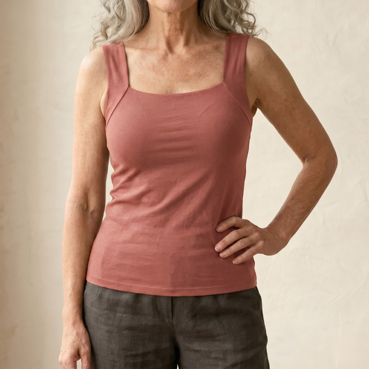Carolyn – Built In Comfort Bra Tank Top