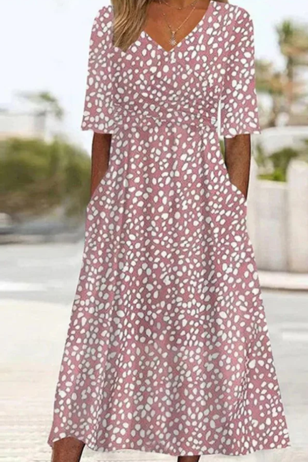Beverley – Spot Print Midi Dress