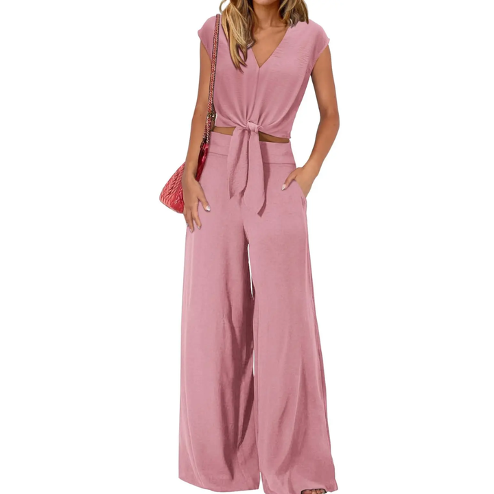 Eileen – Elegant Wrap Ruched Bodycon Formal Dress