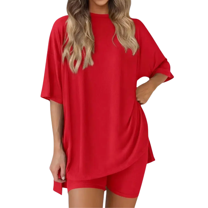 Josie – Soft Batwing Sleeve Loungewear Dress
