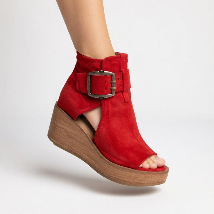 Tina – Modern Open Wedge Ankle Boots