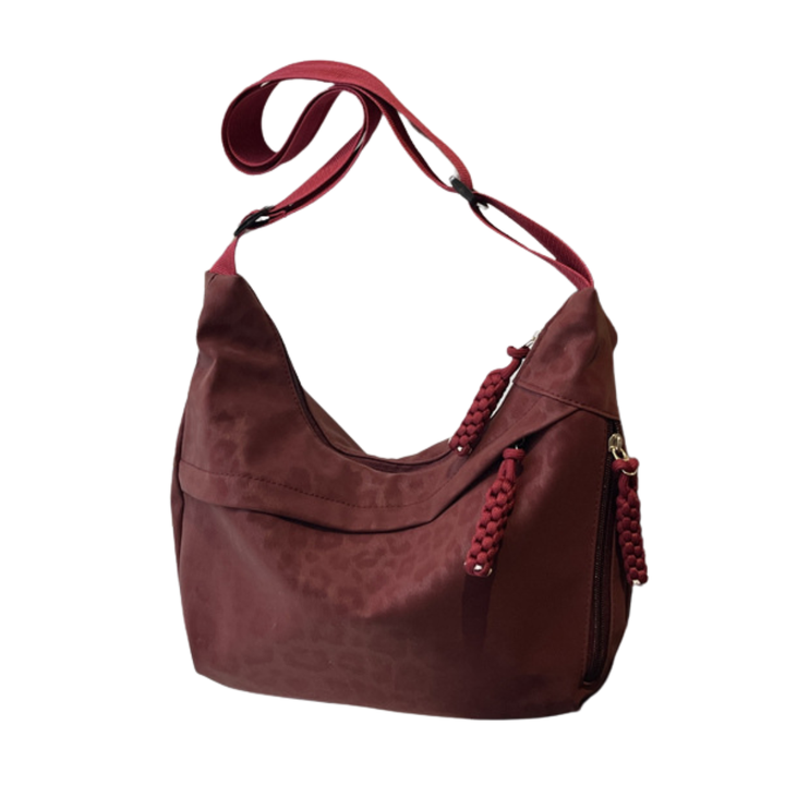 Josie – Embossed Floral Tote And Crossbody Handbag Set