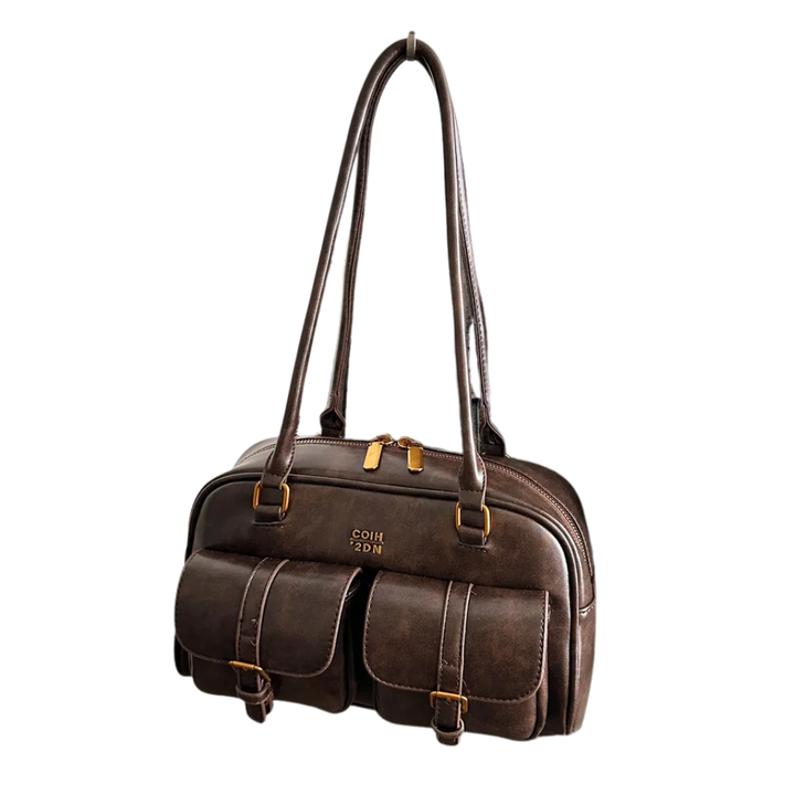 Anthea – Plaid Drawstring Cloud Hobo Bag