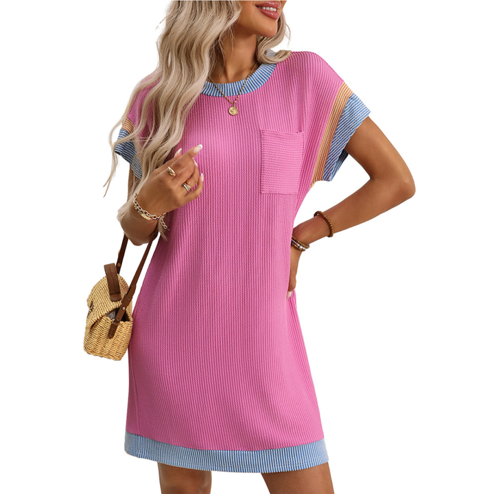 Ethel – Floral Swing V-Neck Mini Dress