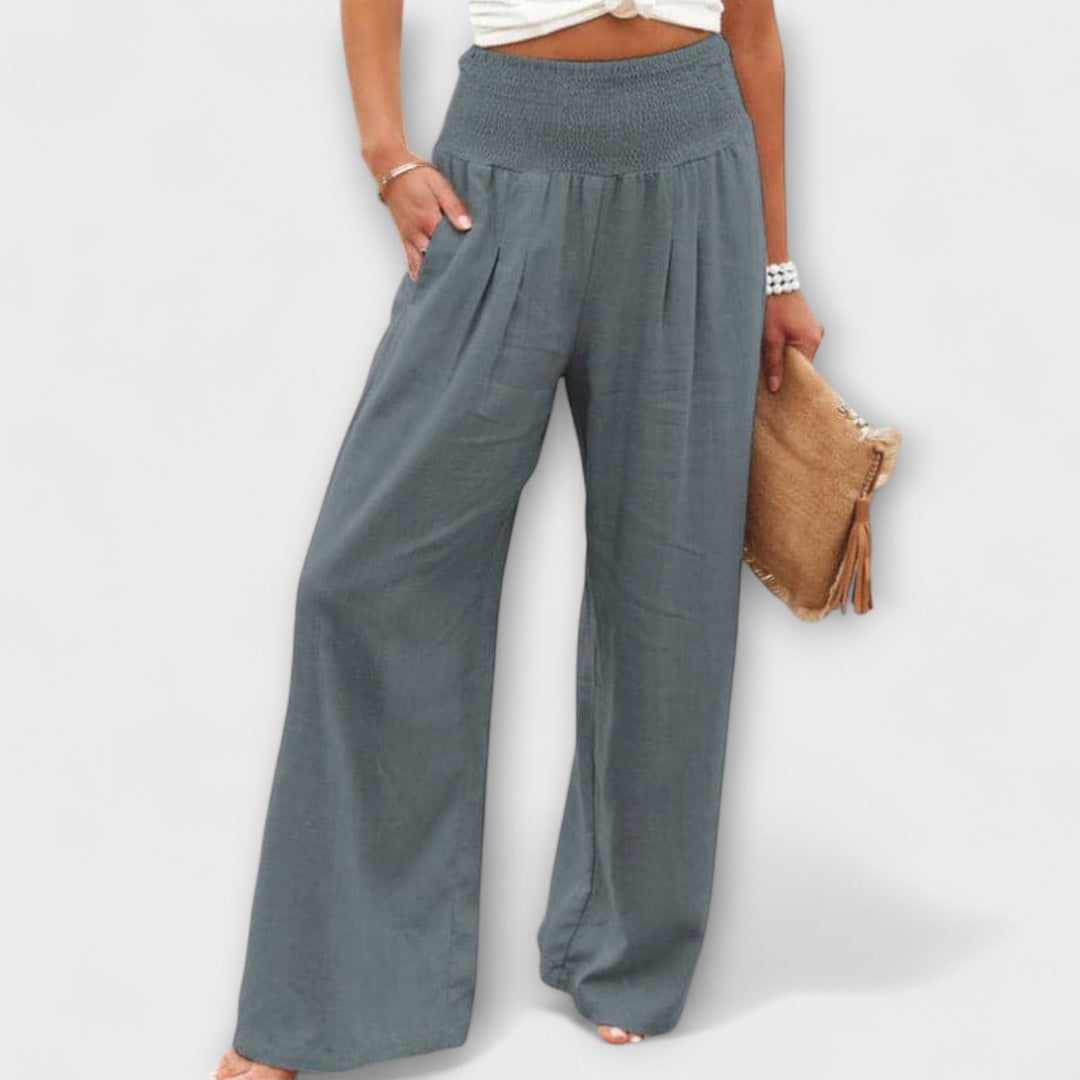 Pamela – Casual Wide-Leg Pants
