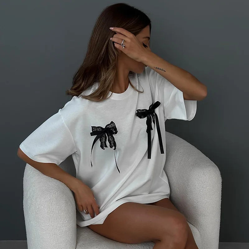 Josie – Cute Comfy Bow Tee