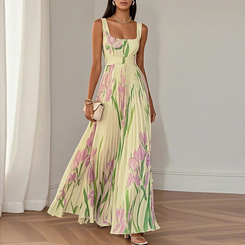 Gillian – Floral A-Line Maxi Dress