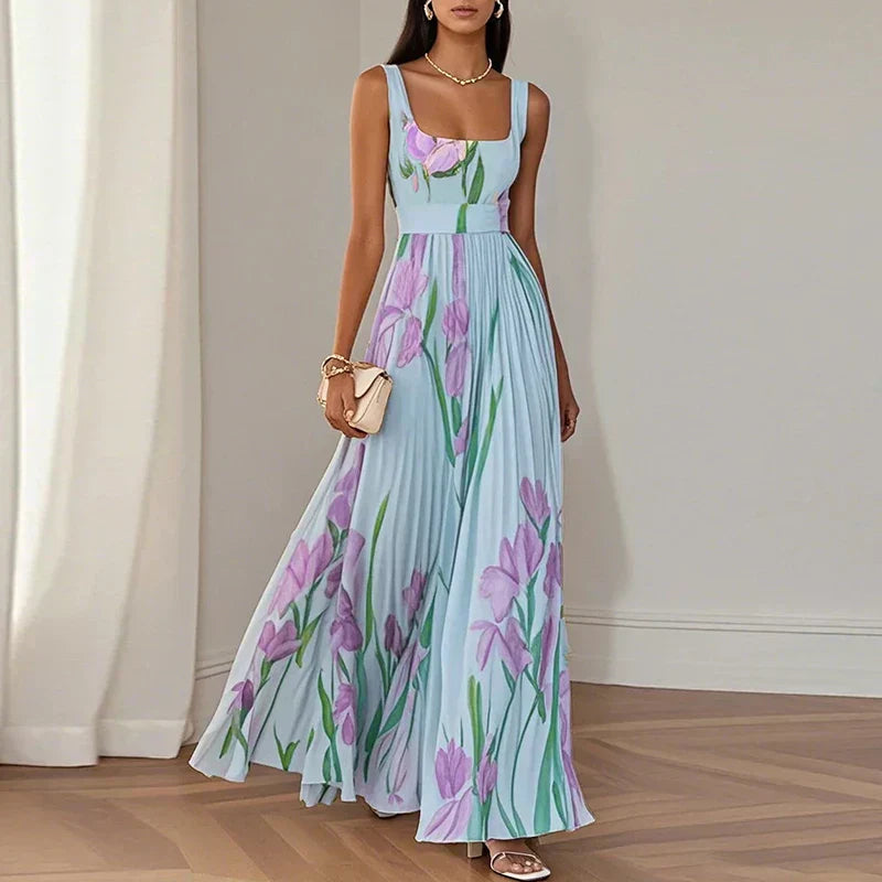 Gillian – Floral A-Line Maxi Dress
