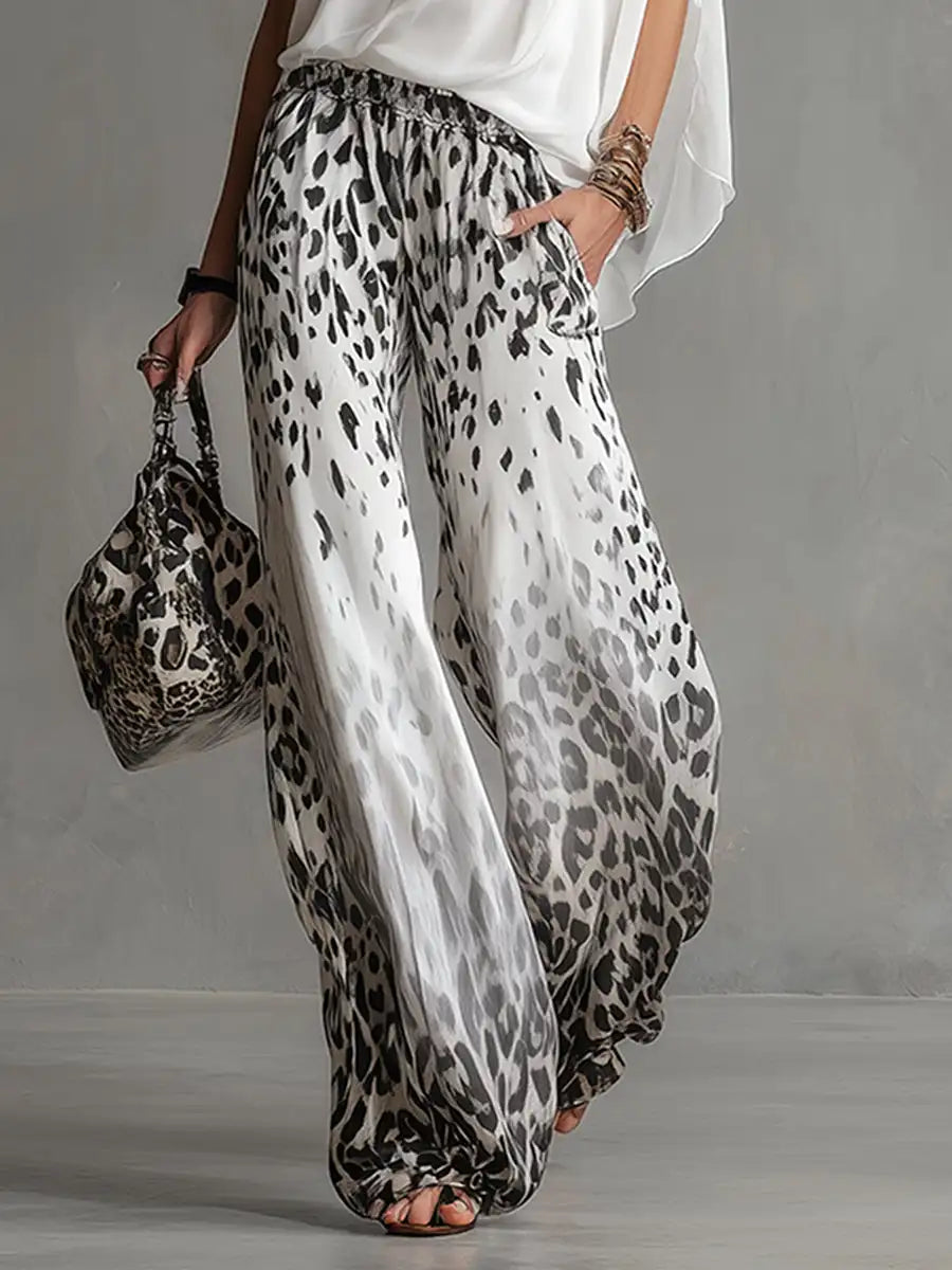 Pamela – Floral Printed Blouse and Wide Leg Trouser Co-ord Set