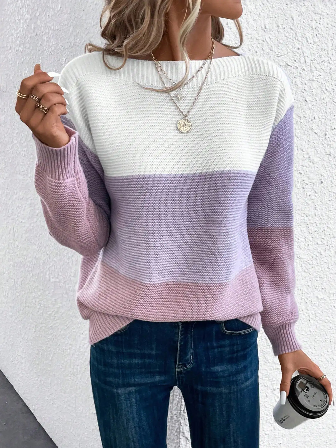 Gloria – Cosy Ombre Knit Sweater