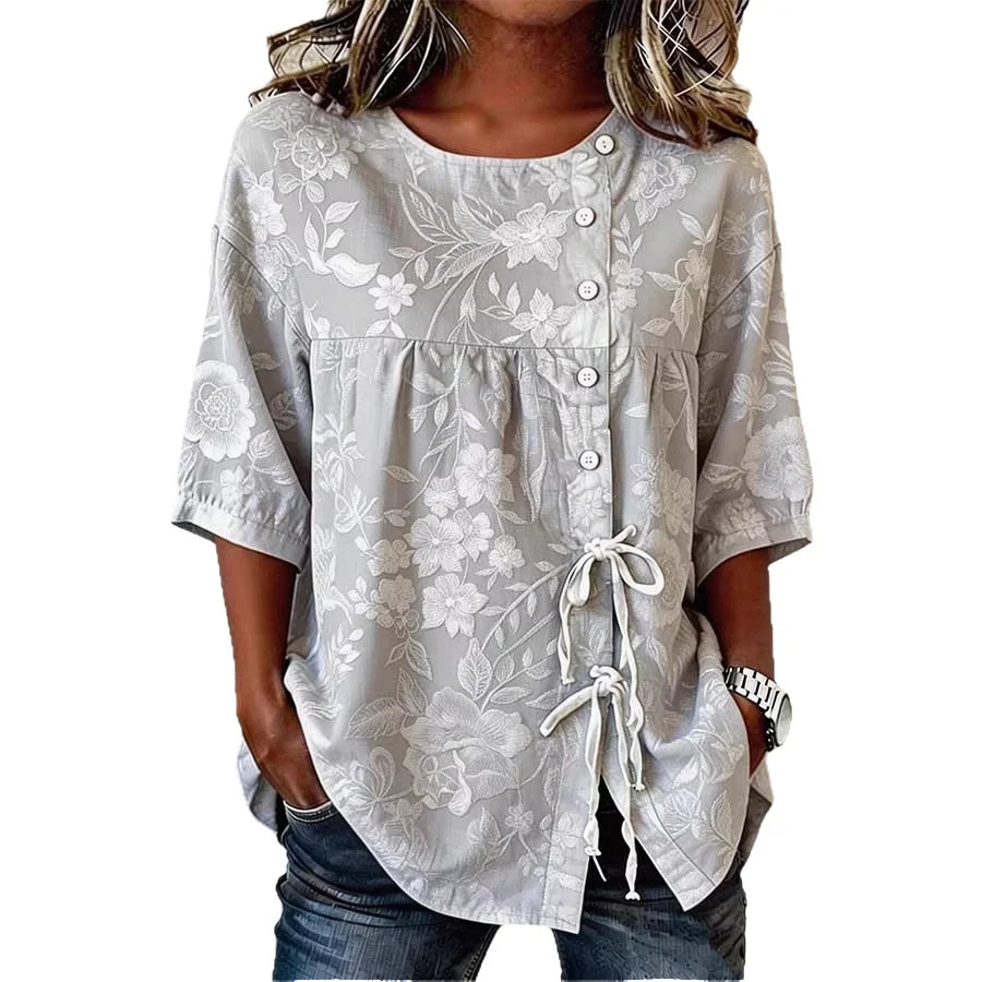Veronica – Elegant Floral Blouse