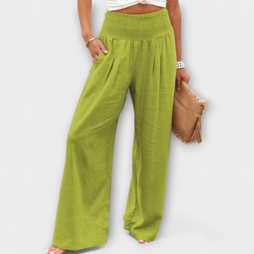 Pamela – Casual Wide-Leg Pants