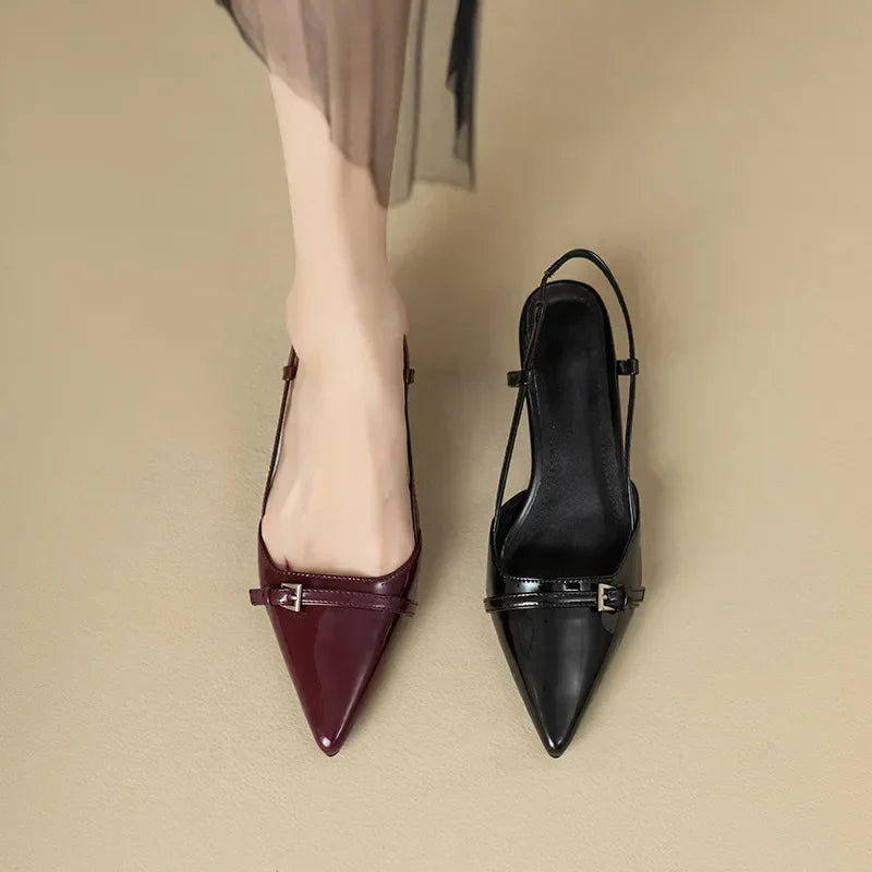 Teresa – Classic Mid-Heel Sandals