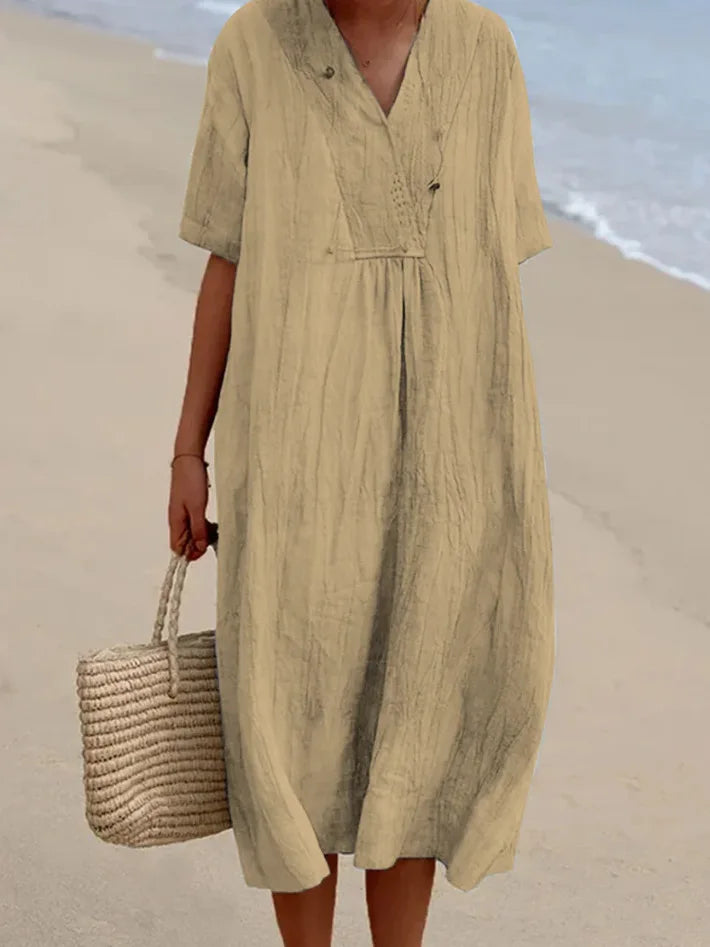 Harriet – Relaxed Textured Maxi Dress