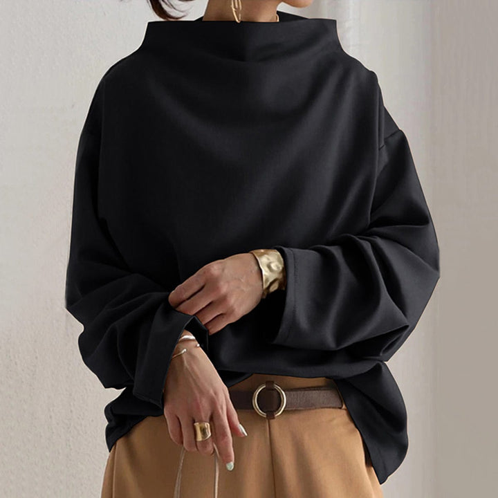 Lydia – High-Neck Casual Top