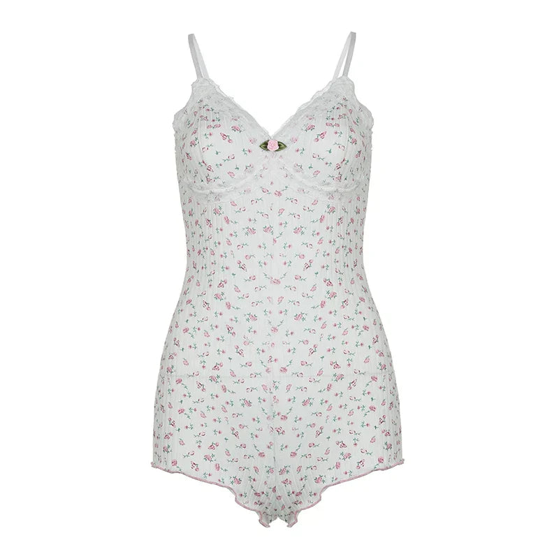 Teresa – Dreamy Floral Sleeveless Bodysuit