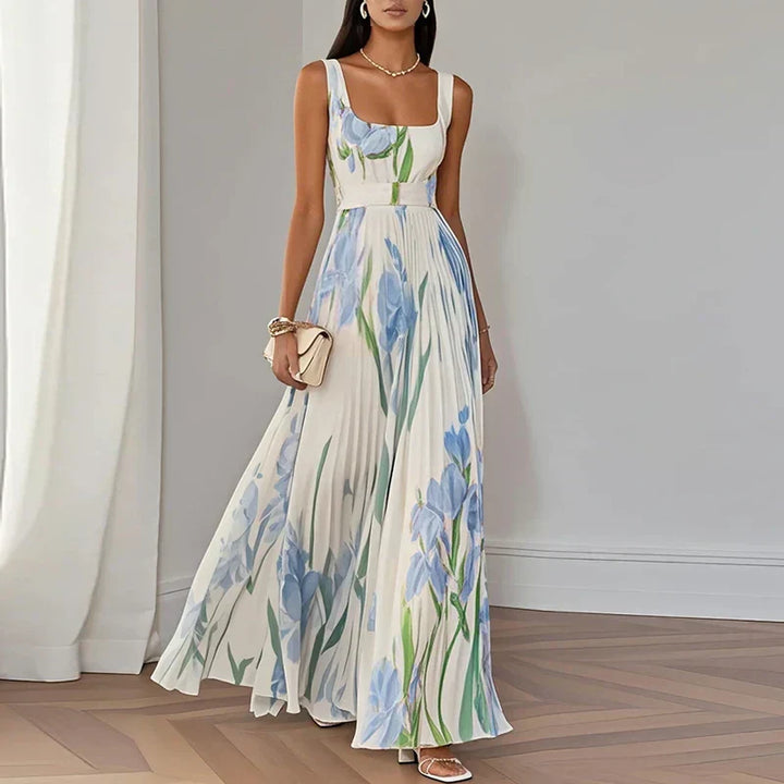Gillian – Floral A-Line Maxi Dress
