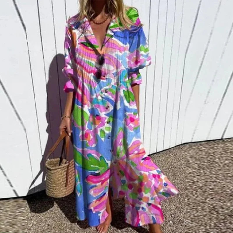 Melissa – Chic Boho Maxi Dress
