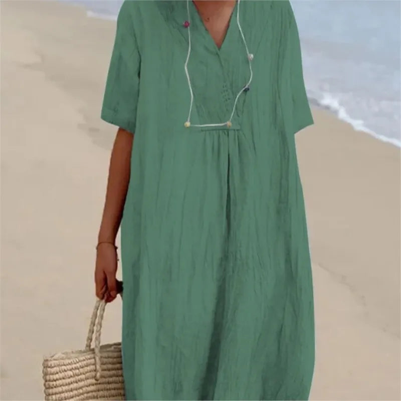 Harriet – Relaxed Textured Maxi Dress