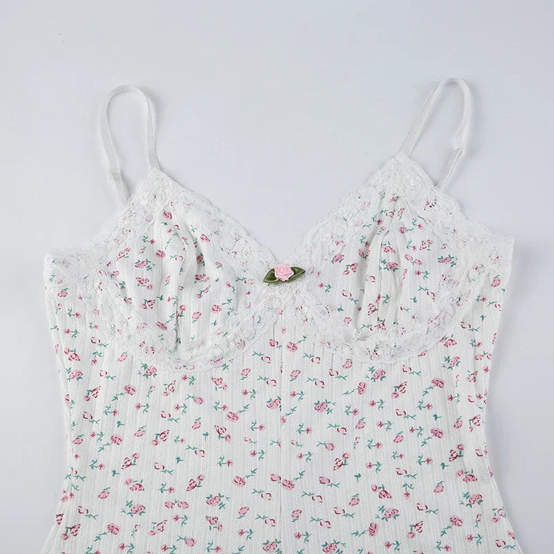 Teresa – Dreamy Floral Sleeveless Bodysuit