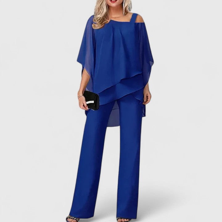 Claudette – Elegant Two-Piece Pant Set