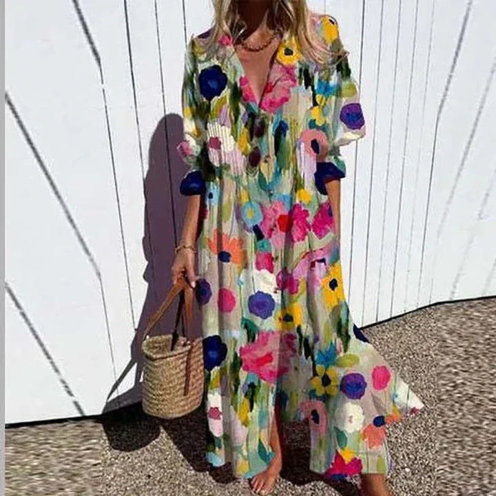 Melissa – Chic Boho Maxi Dress