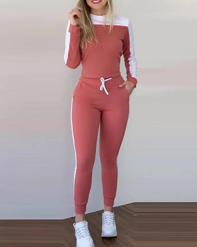 Angela – Relaxed Fit Sporty Two Piece Set