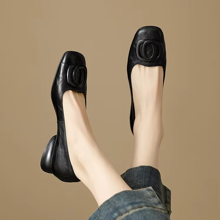 Nadine – Elegant Leather Flats