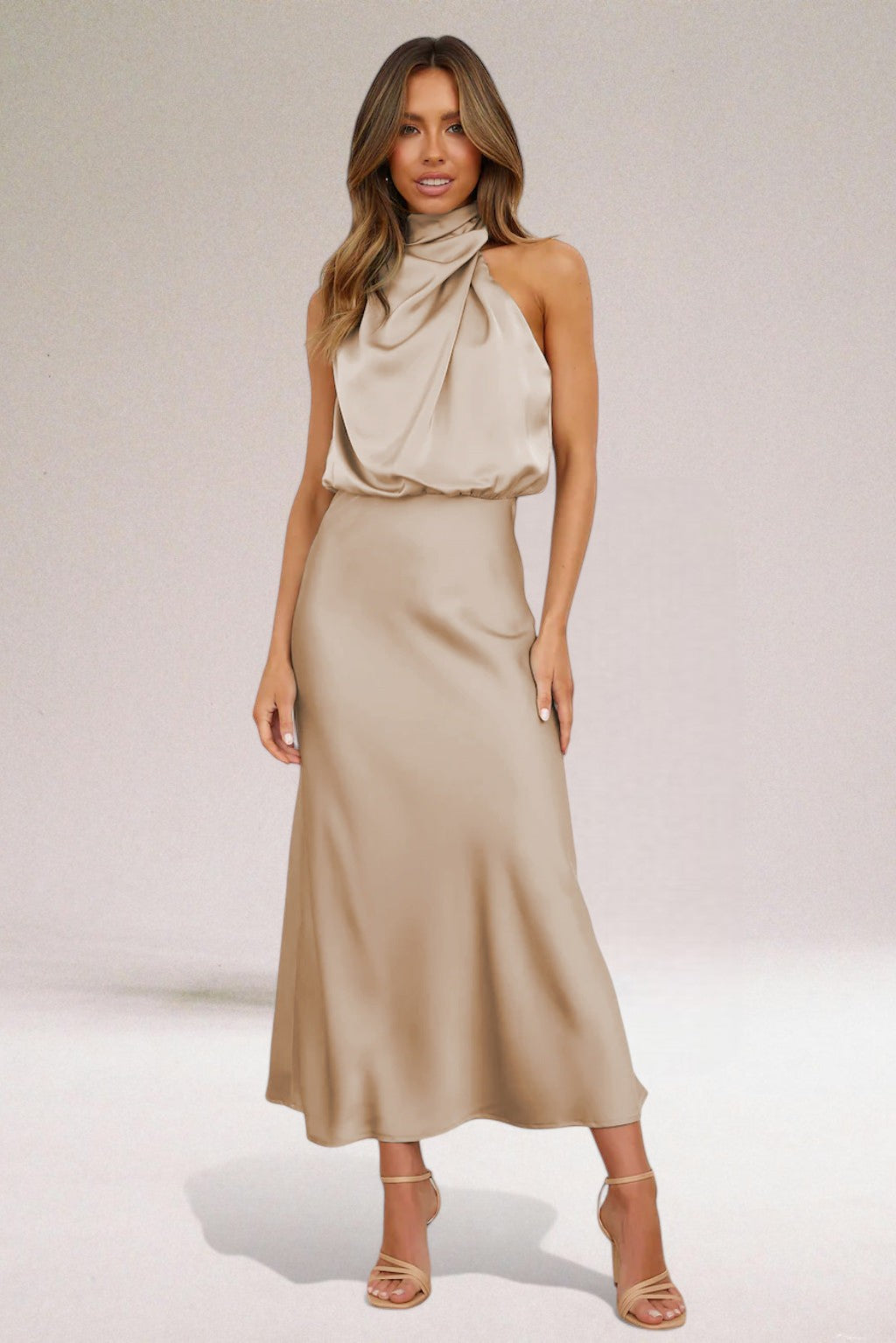 Lily – Elegant Pleated Dress