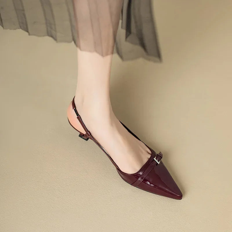 Teresa – Classic Mid-Heel Sandals