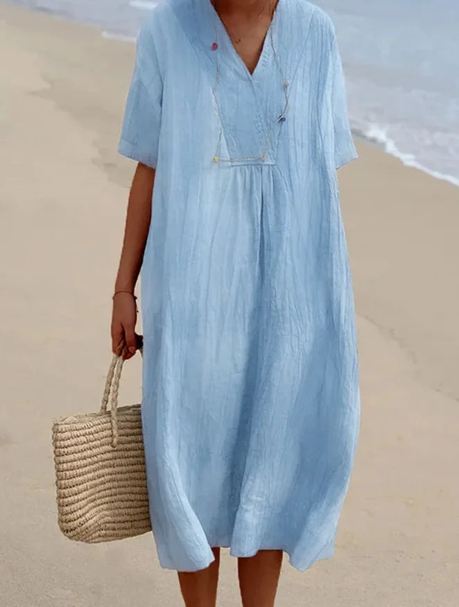 Harriet – Relaxed Textured Maxi Dress