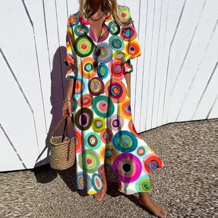 Melissa – Chic Boho Maxi Dress