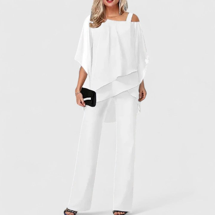 Claudette – Elegant Two-Piece Pant Set