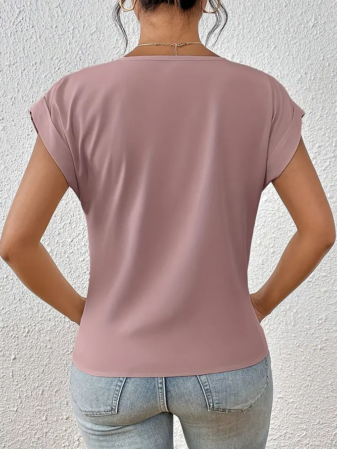 Deirdre – Stylish V-Neck Top