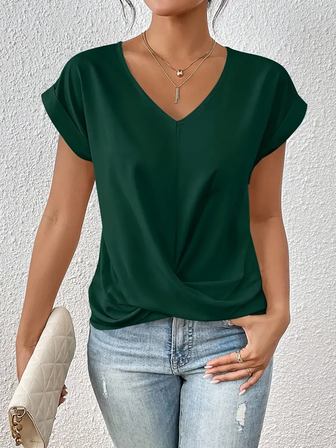 Deirdre – Stylish V-Neck Top