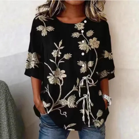 Veronica – Elegant Floral Blouse