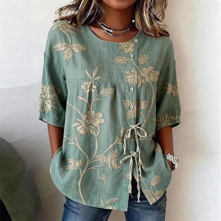 Veronica – Elegant Floral Blouse