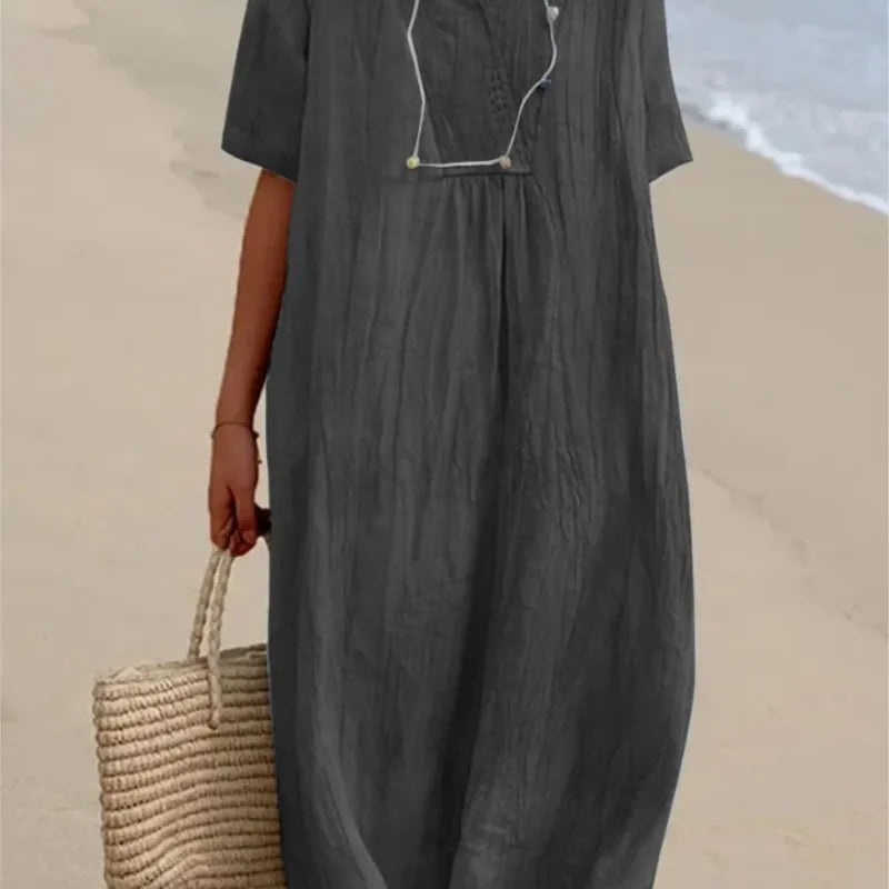 Harriet – Relaxed Textured Maxi Dress