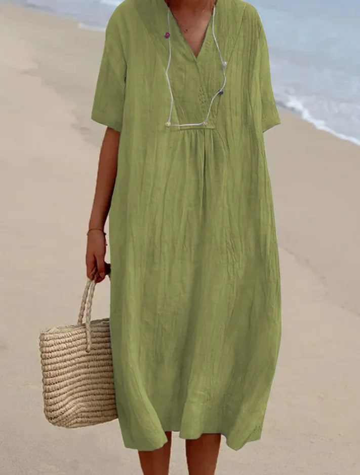 Harriet – Relaxed Textured Maxi Dress