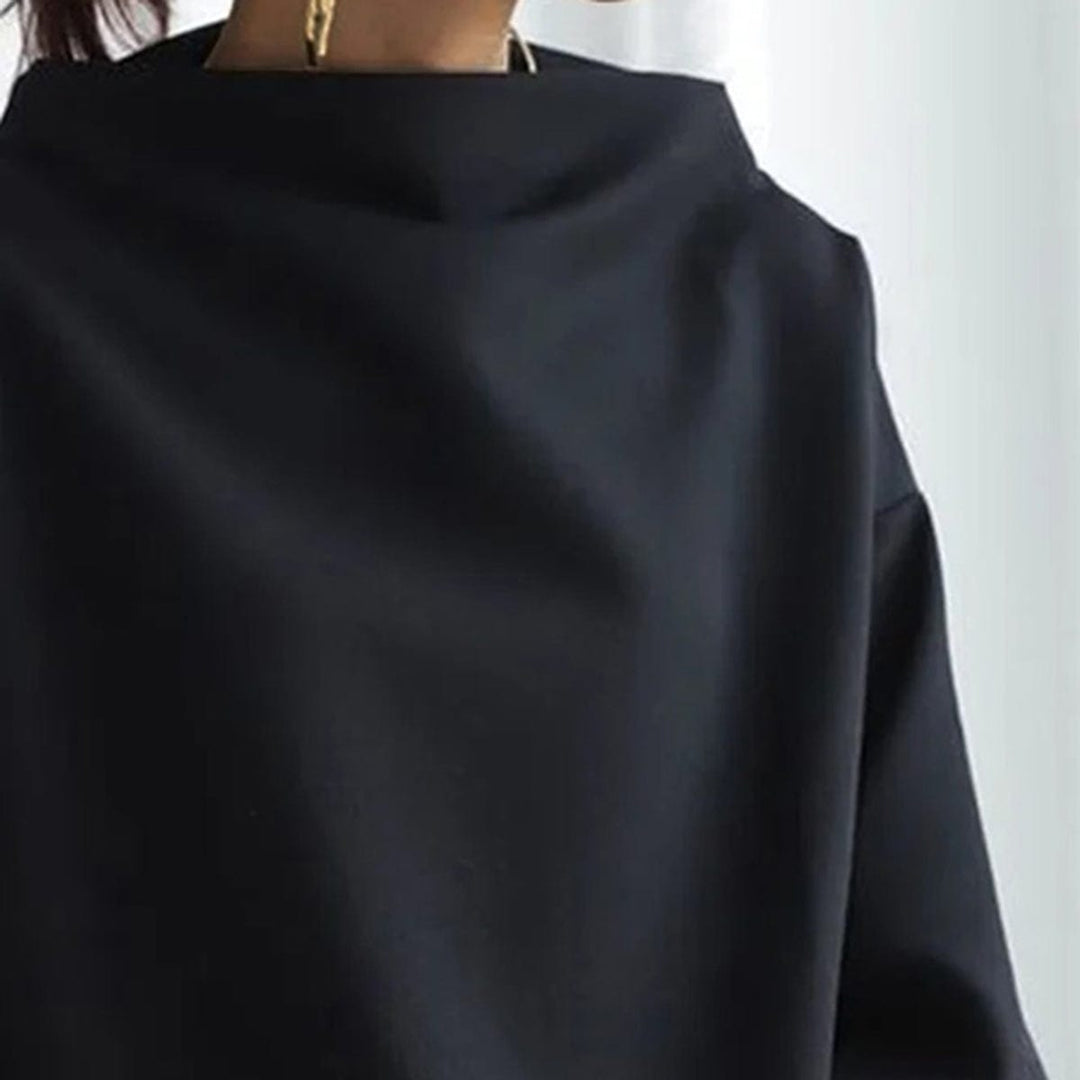 Lydia – High-Neck Casual Top