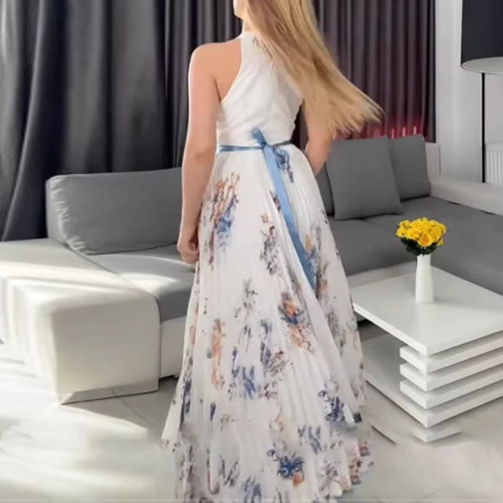 Judith – Elegant Pleated Maxi Dress