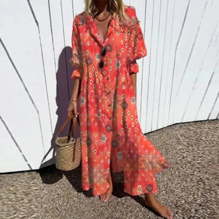 Melissa – Chic Boho Maxi Dress