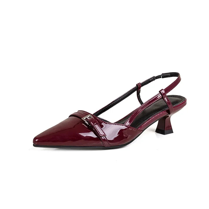 Teresa – Classic Mid-Heel Sandals