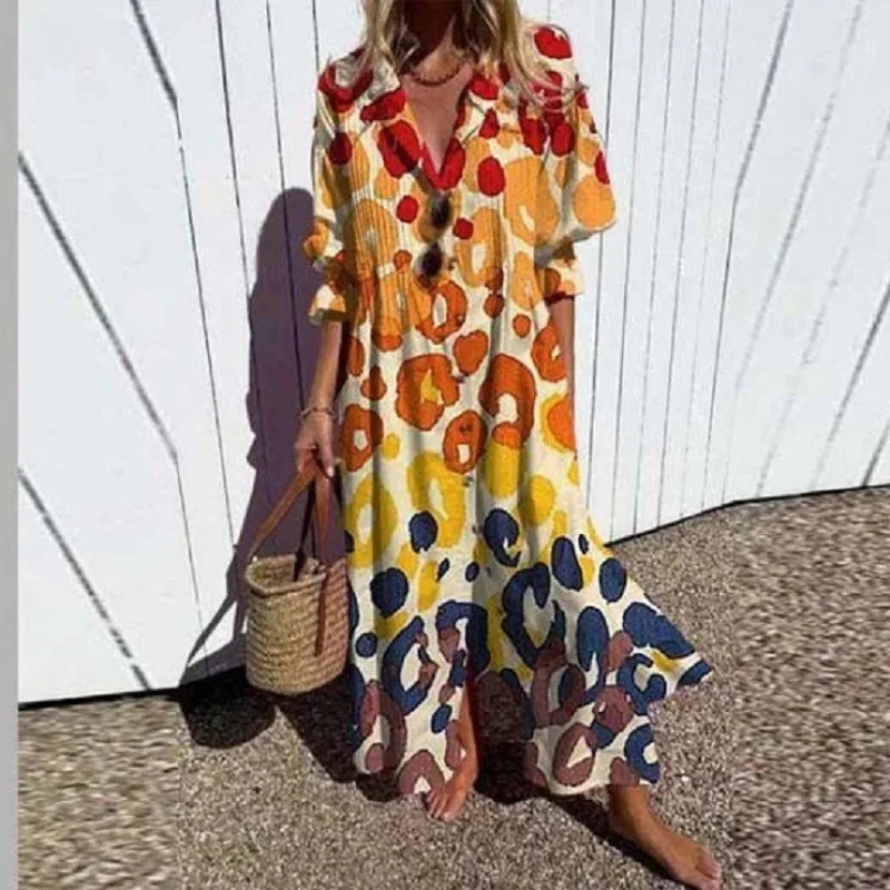 Melissa – Chic Boho Maxi Dress