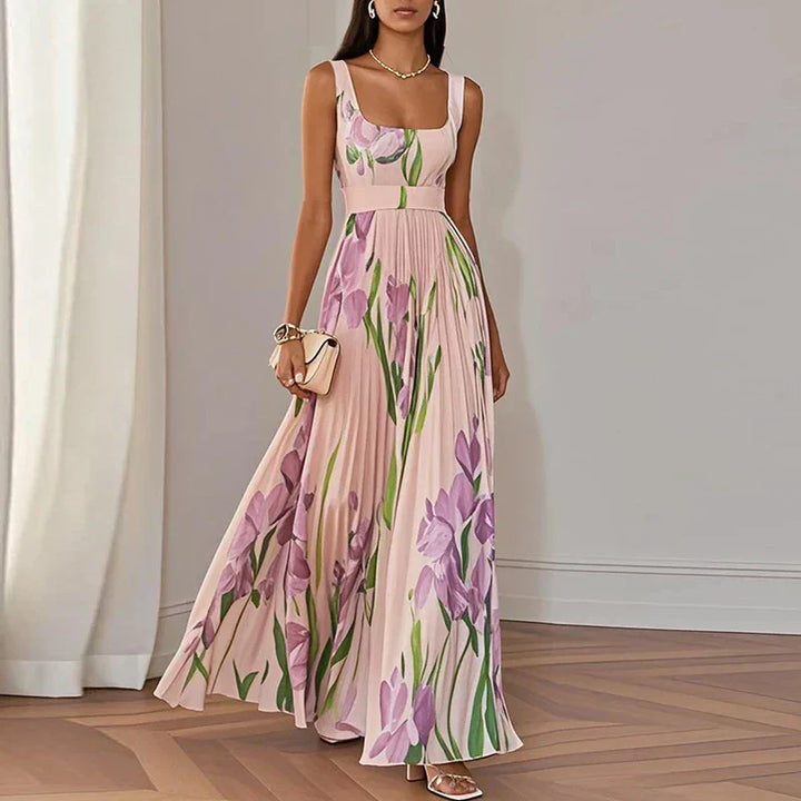 Gillian – Floral A-Line Maxi Dress
