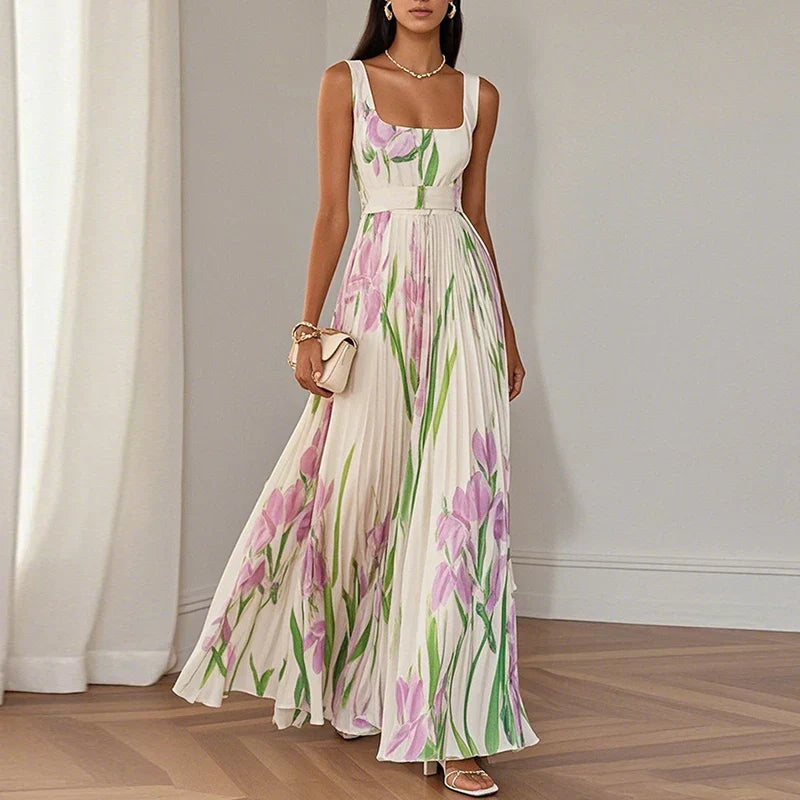 Gillian – Floral A-Line Maxi Dress