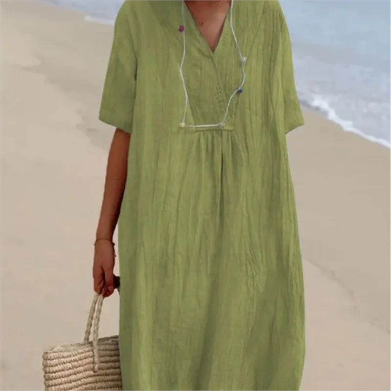 Harriet – Relaxed Textured Maxi Dress