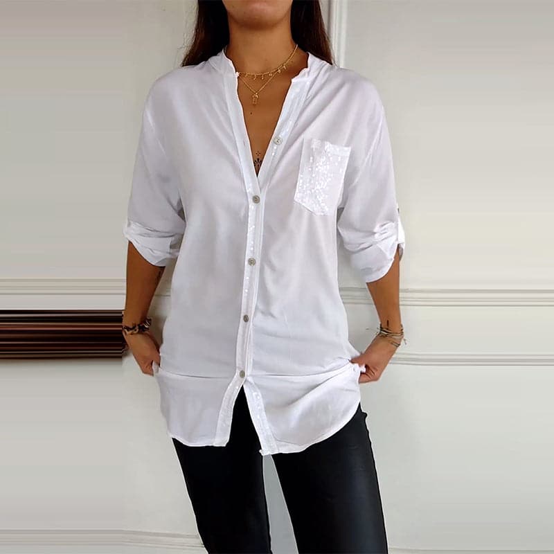 Eileen – Stylish Button-Up Top