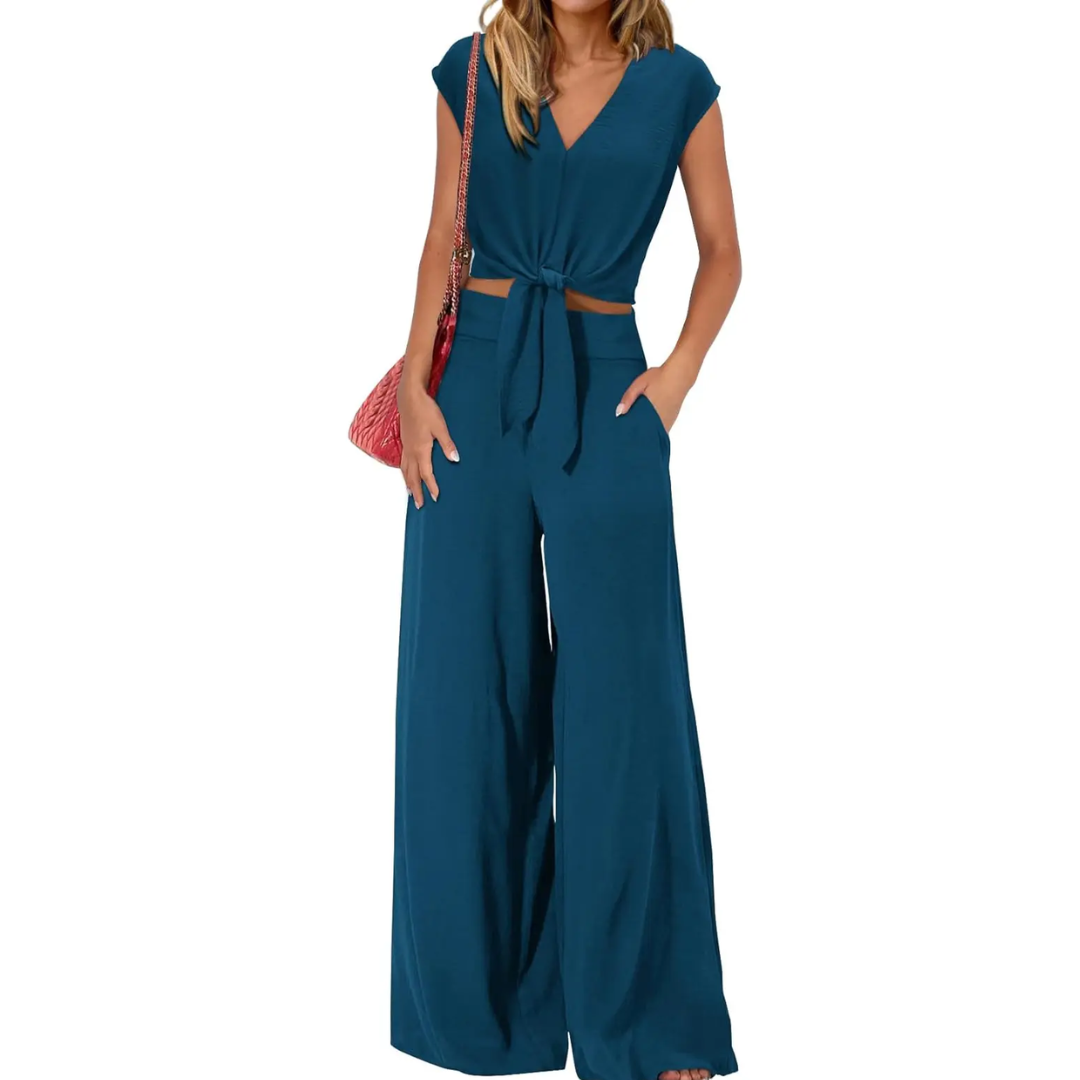 Eileen – Elegant Wrap Ruched Bodycon Formal Dress